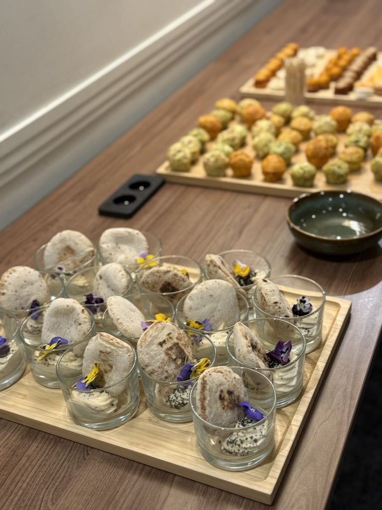 Mises en bouche préparées pour le workshop