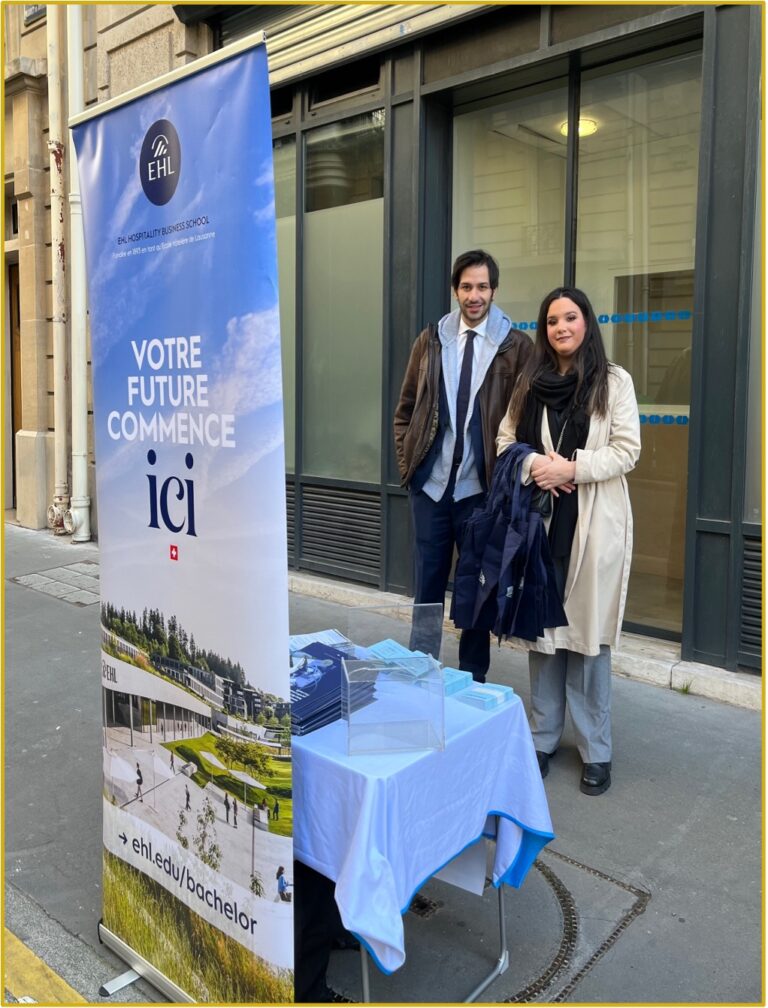 EHL — École Hôtelière de Lausanne — activation menée par CGA Agency
